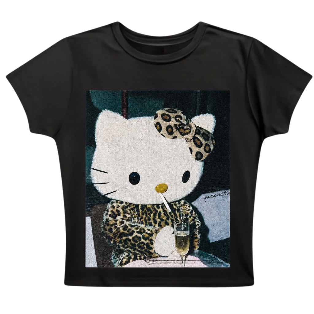 Emo Kitty - Baby Tee