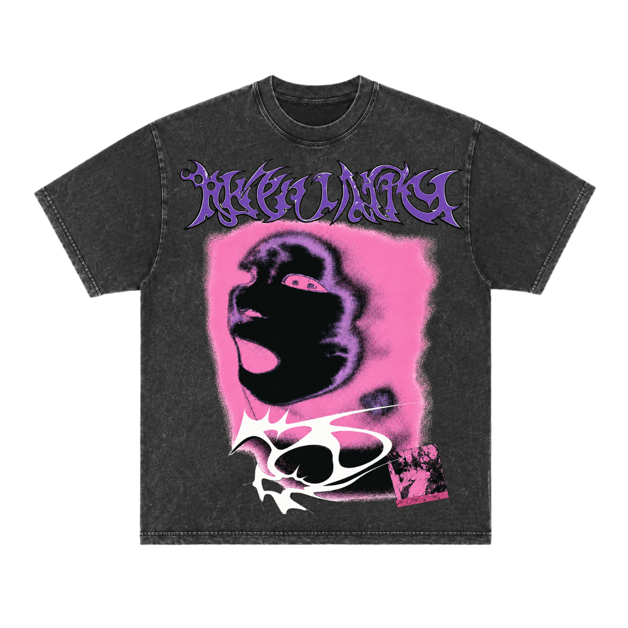 Punk 1 - Acid Washed Oversized tee