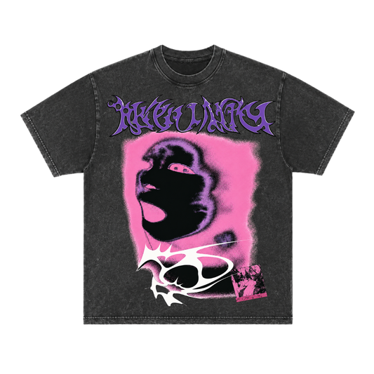 Punk 1 - Acid Washed Oversized tee