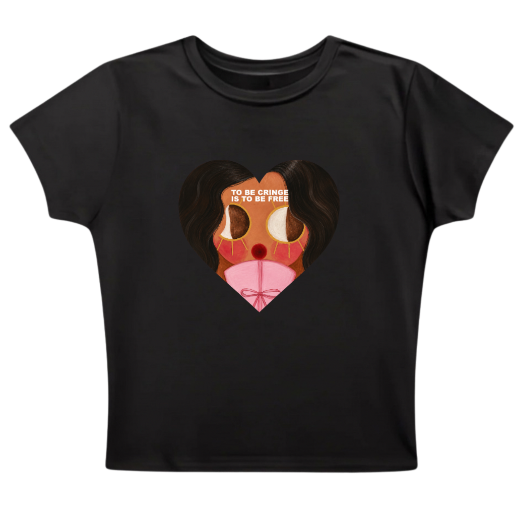 To be cringe is to be free  🕊️- Baby Tee