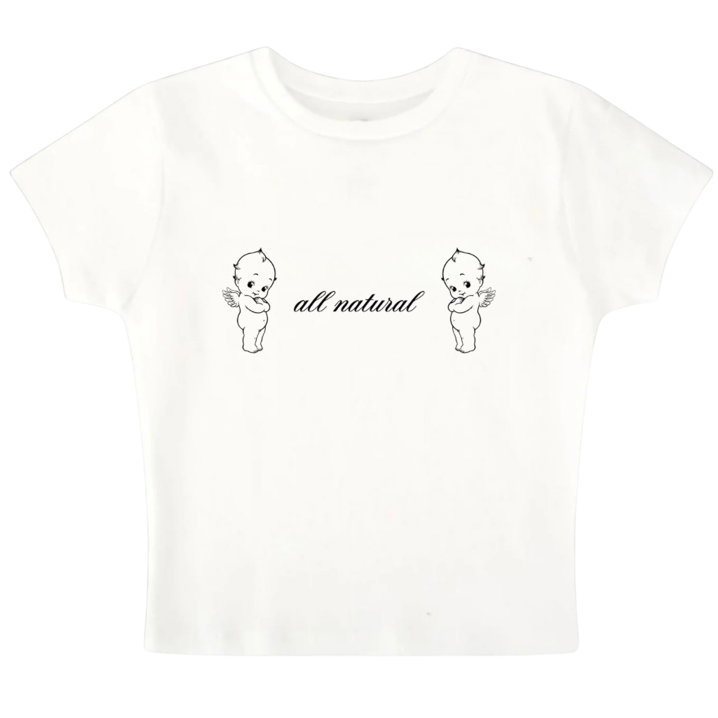 All natural 🍒- Baby Tee