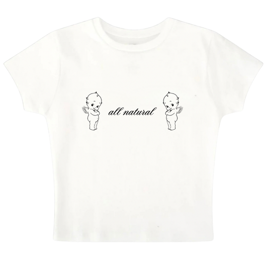 All natural 🍒- Baby Tee