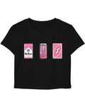 Black Baby Tee Front Design